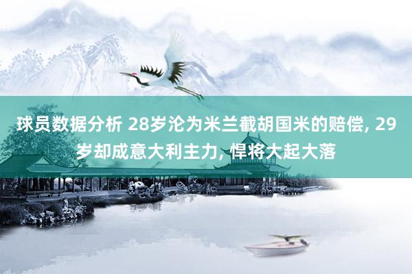 球员数据分析 28岁沦为米兰截胡国米的赔偿, 29岁却成意大利主力, 悍将大起大落